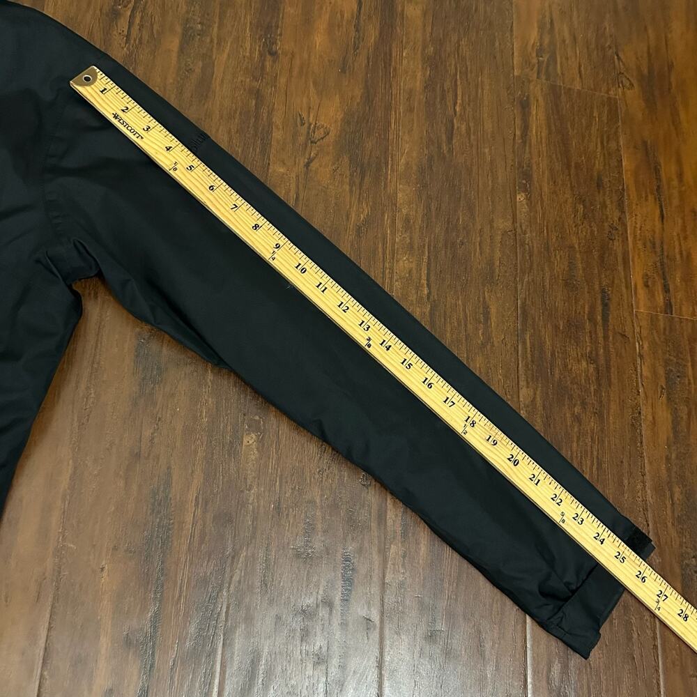 COLUMBIA Rain Jacket Black Omni-Tech Breathable Waterproof Hooded - Picture 11 of 11